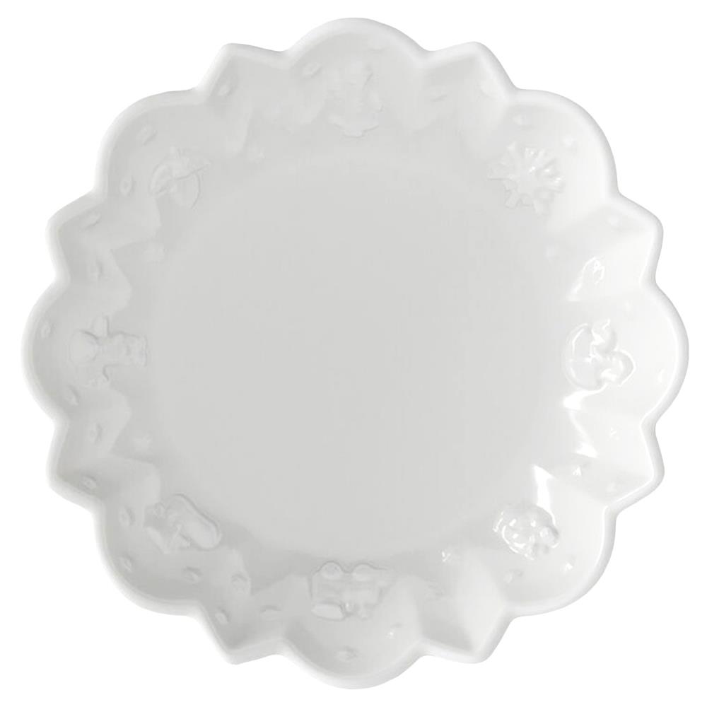 Toys Delight Royal Modern Classic White Porcelain Serving Bowl|