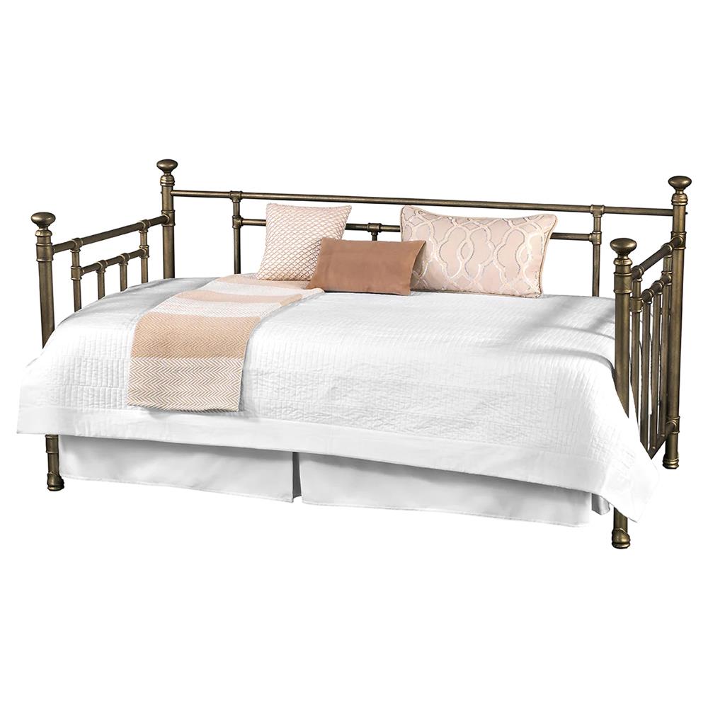 Denise French Country Copper Bisque Metal Frame Daybed|