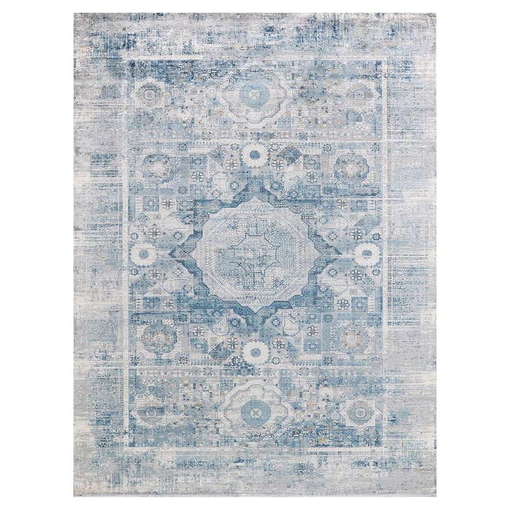 新品【MIYOSHI RUG】BAROQUE CHAIR RUG ライトブルー MIYOSHI RUG/三好敷物 OFFICIAL ONLINE SHOP
