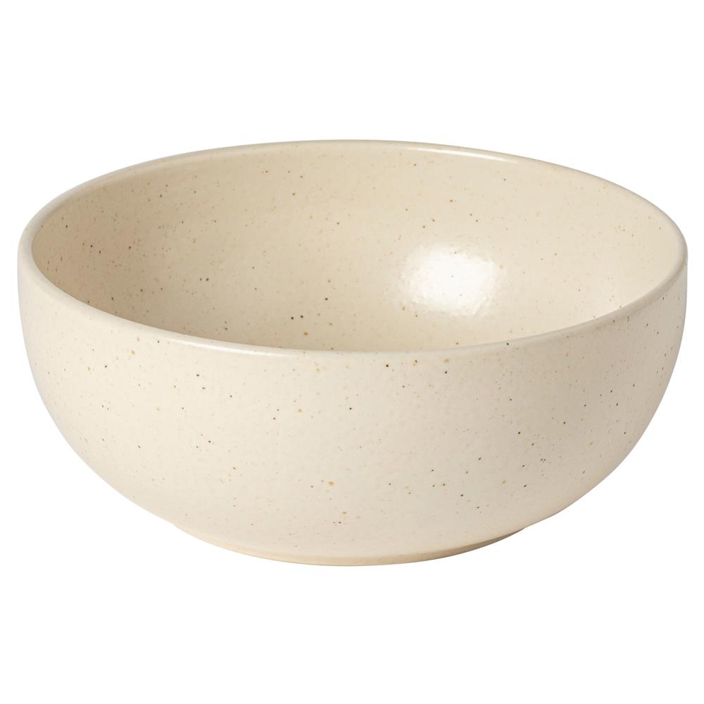 Pacifica Modern Classic Vanilla Stoneware Serving Bowl - 7.5"|