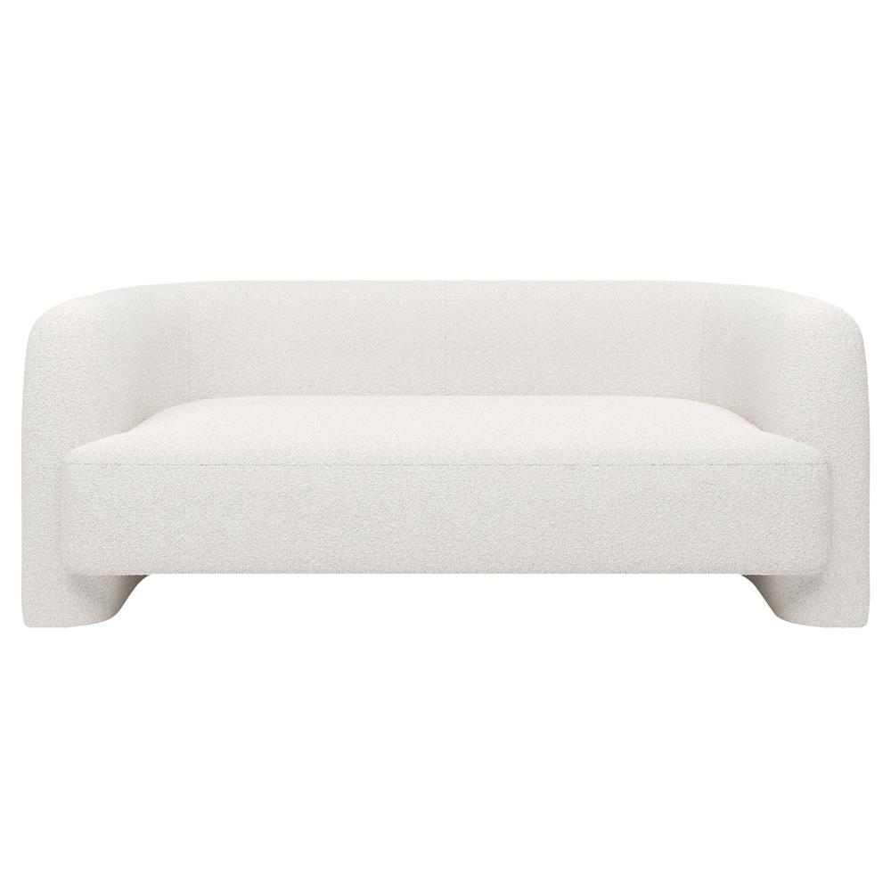 Isla Modern Classic Oslo Ivory Performance Sofa - Small - 73.5"W|
