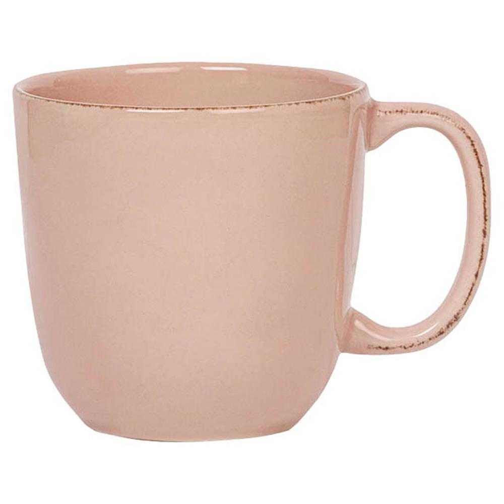 Juliska Puro Modern Classic Blush Ceramic Mug|