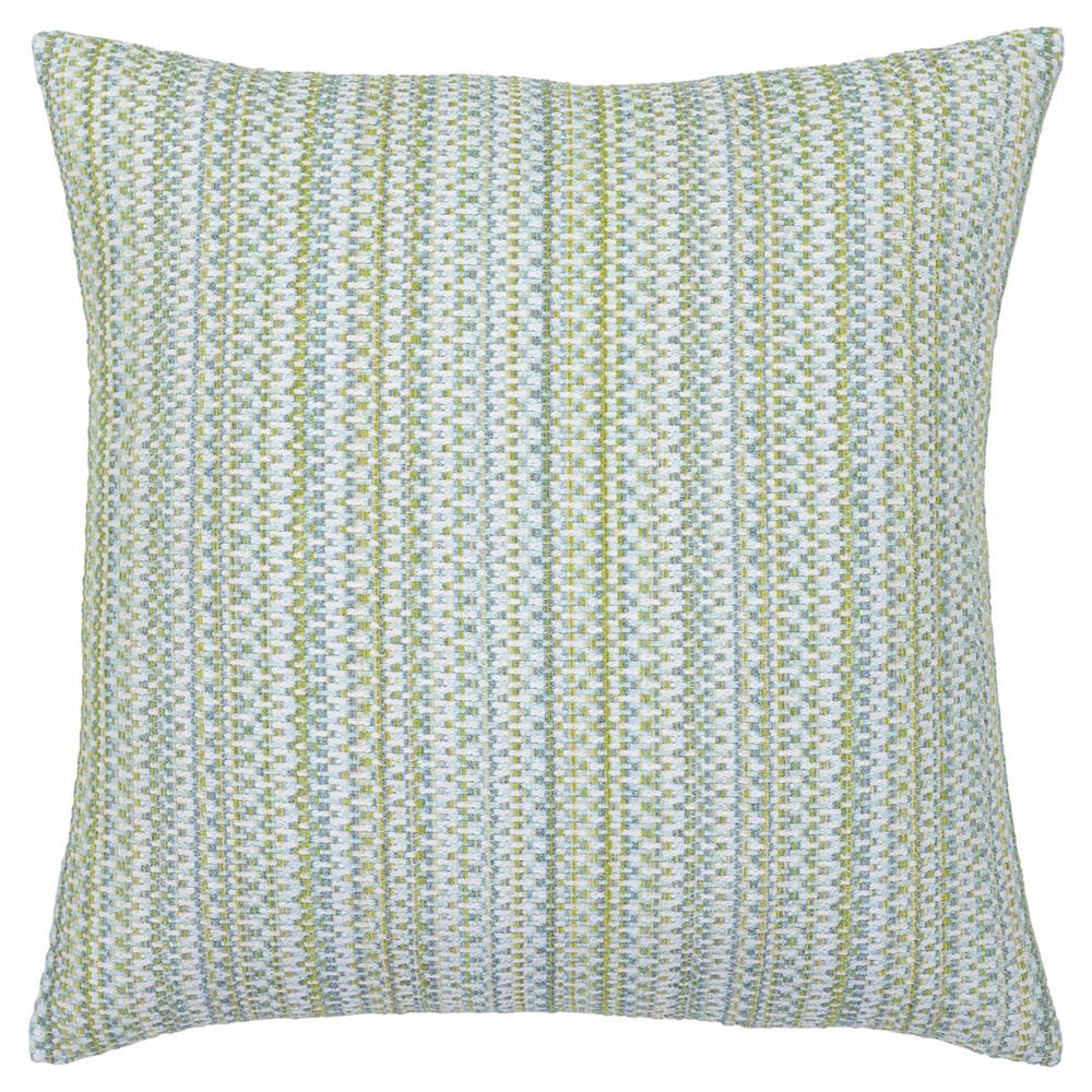 Kaleidoscope Coastal Spring Green Indoor Outdoor Throw Pillow - 20x20|