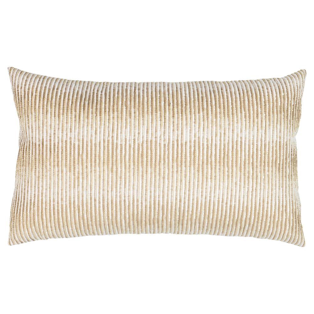 Progress Coastal Beach Honey Indoor Outdoor Lumbar Pillow - 12x20|