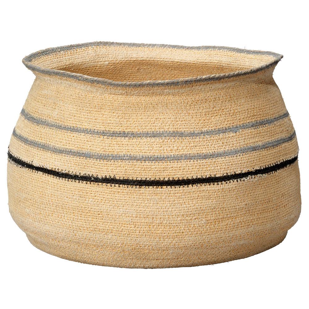 Jordan Coastal Beach Natural Seagrass Floor Basket|