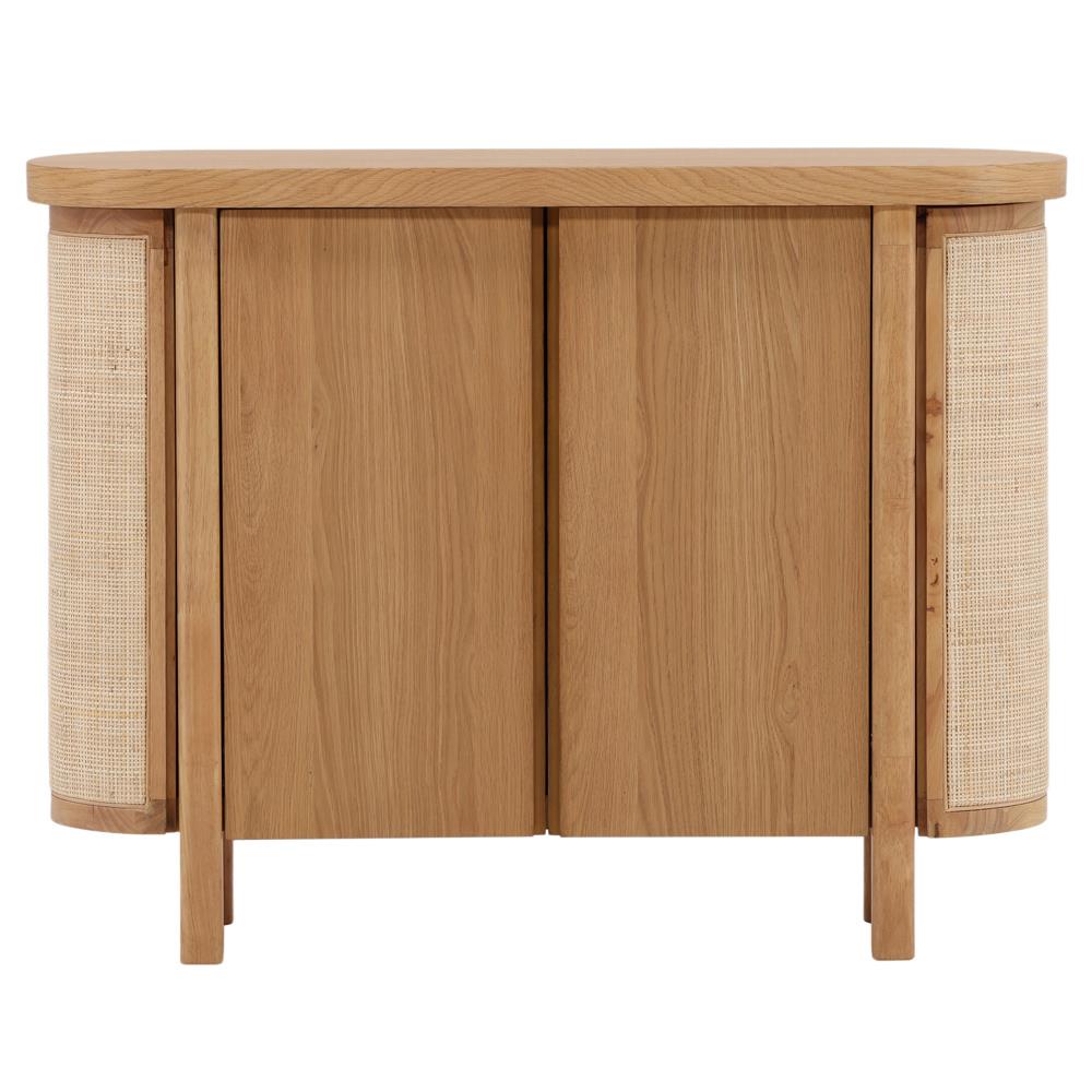 Elon Coastal Beach Natural Woven Cane Sideboard - 47''W|