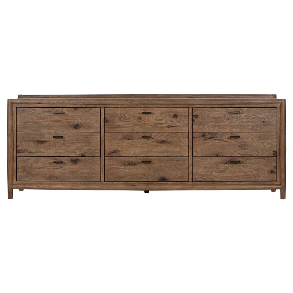 Genesis Rustic Lodge Brown Oak Dresser|