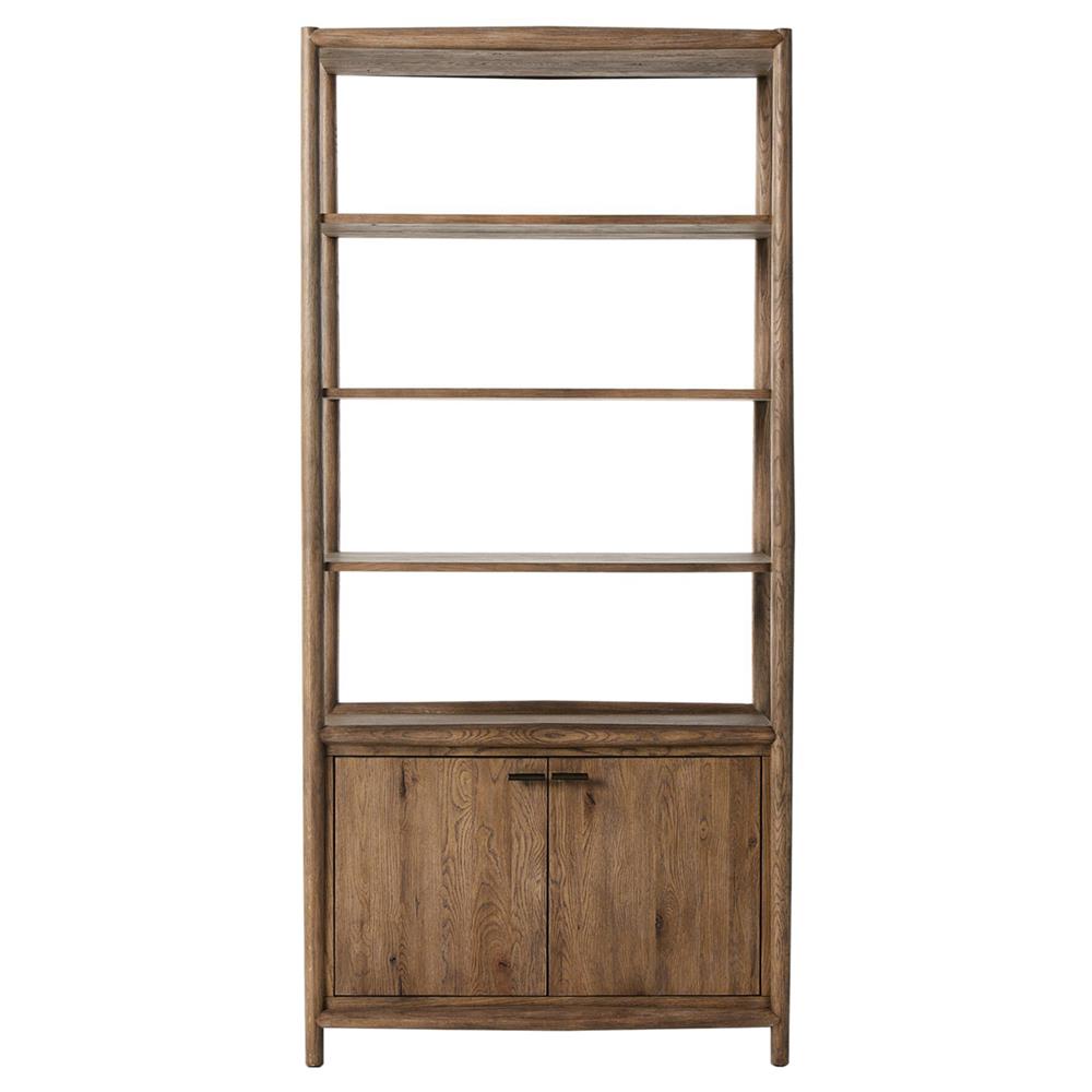 Genesis Rustic Lodge Brown Oak Bookcase|