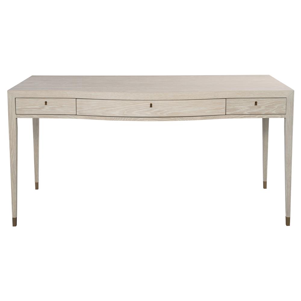 Century Lexie Modern Classic Natural Oak Desk | Kathy Kuo Home