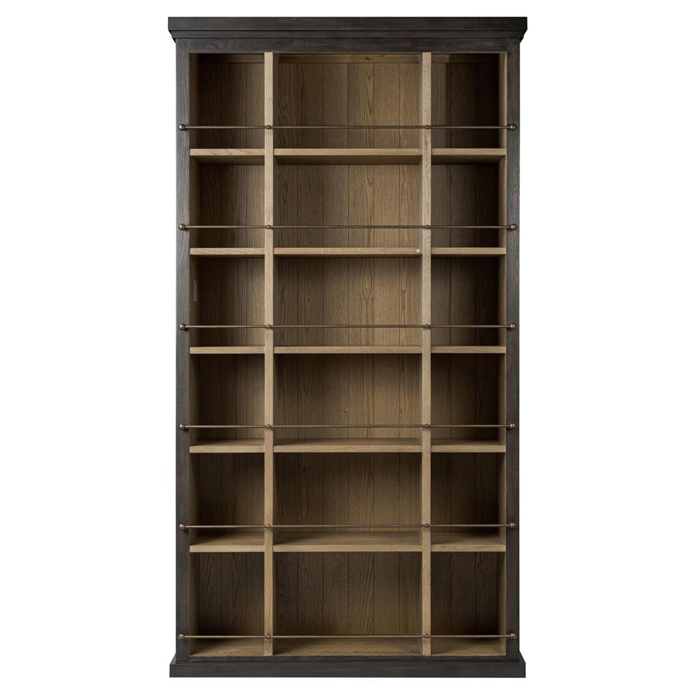 Alistair Smoked Black Bookcase|