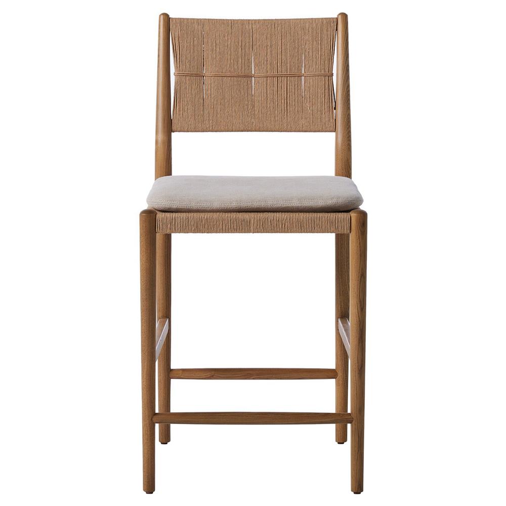 Dara Broadway Dune Linen Counter Stool|