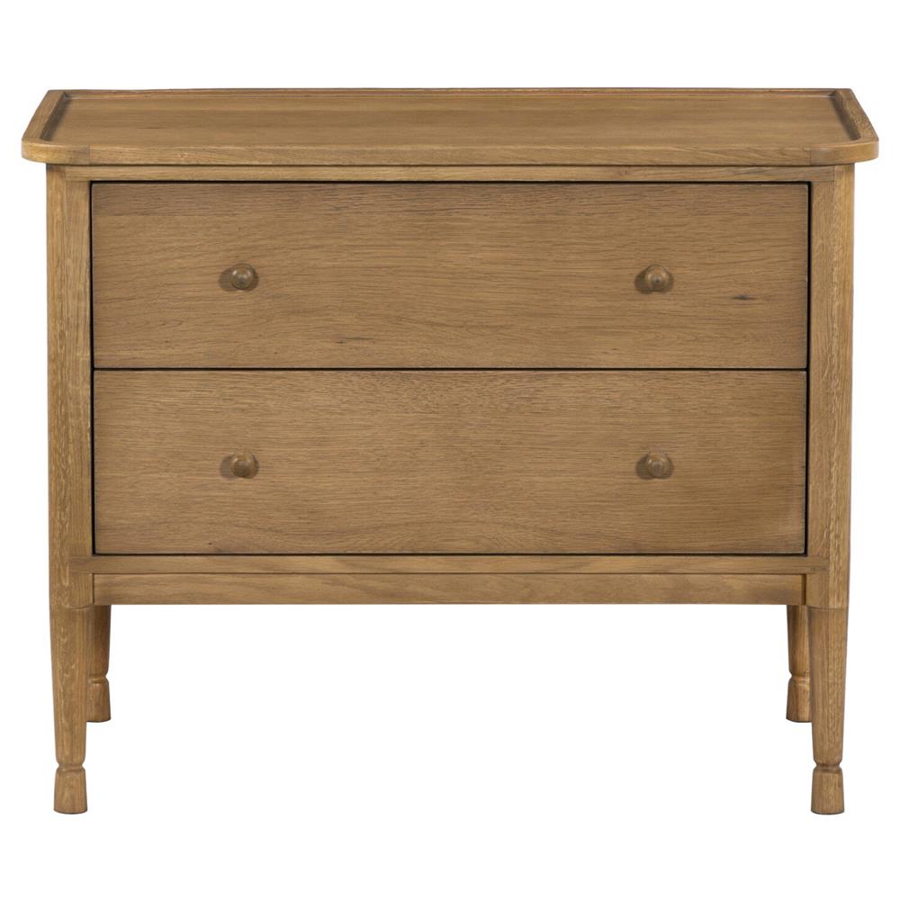 Franny Saddle Brown Nightstand|