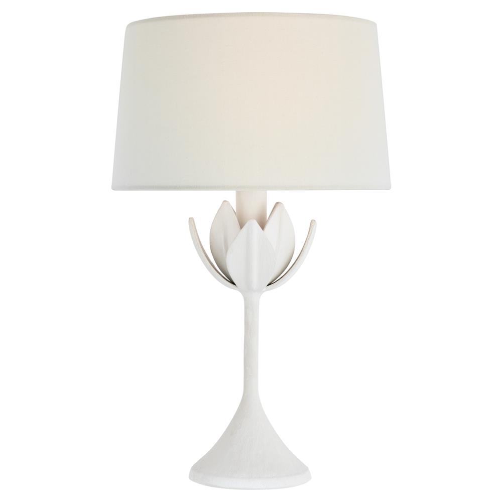 Visual Comfort Alberto Regency Plaster White Linen Shade Cordless