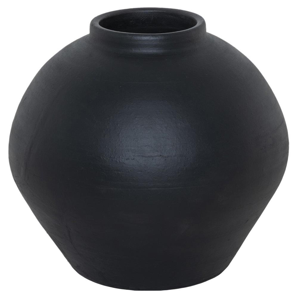 Bosa Aged Black Terracotta Vessel|