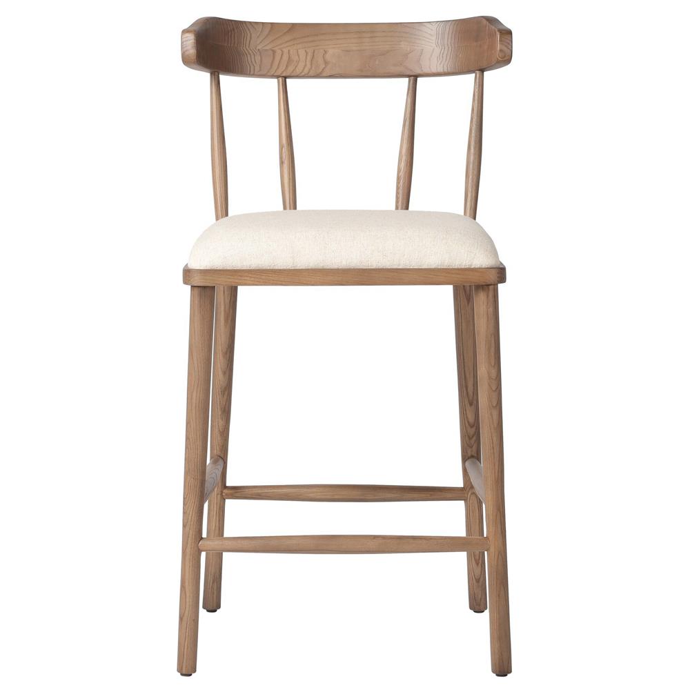 Bella Modern Classic Cream Performance Windsor Counter Stool|