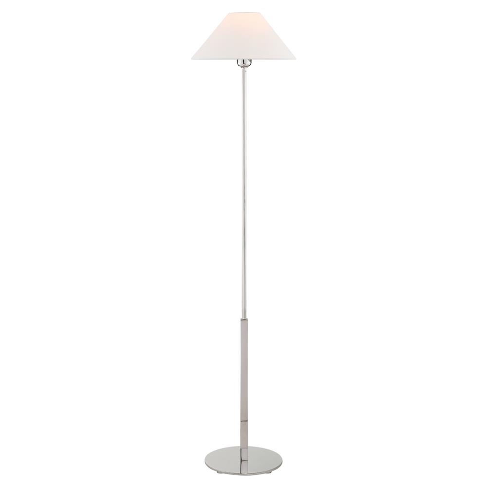 Visual Comfort Hackney Modern Classic Polished Nickel Cordless Floor Lamp|