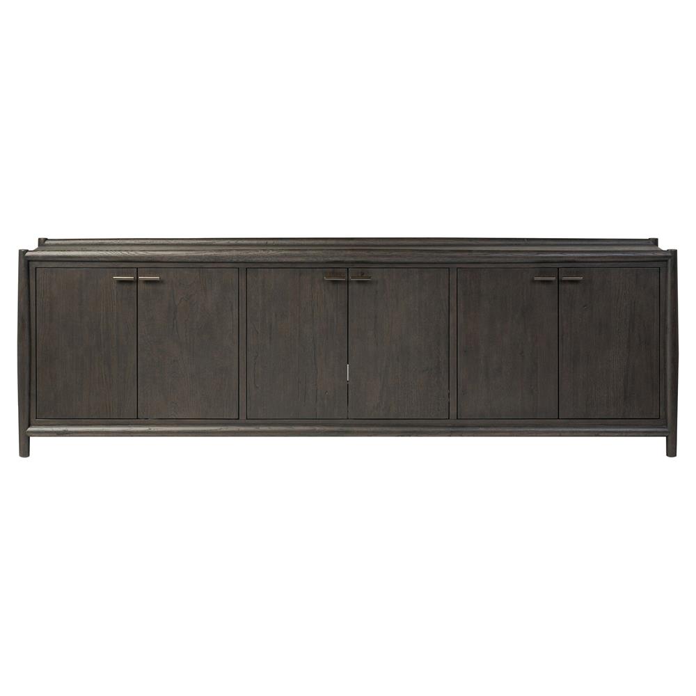 Genesis Rustic Lodge Black Oak Wood Sideboard|