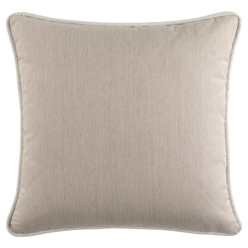 Averie Modern Classic Beige Indoor Outdoor Throw Pillow - 20x20|