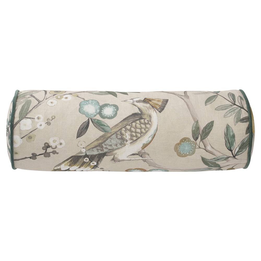 Surrey Natural Bloom Bolster Pillow - 7x20|