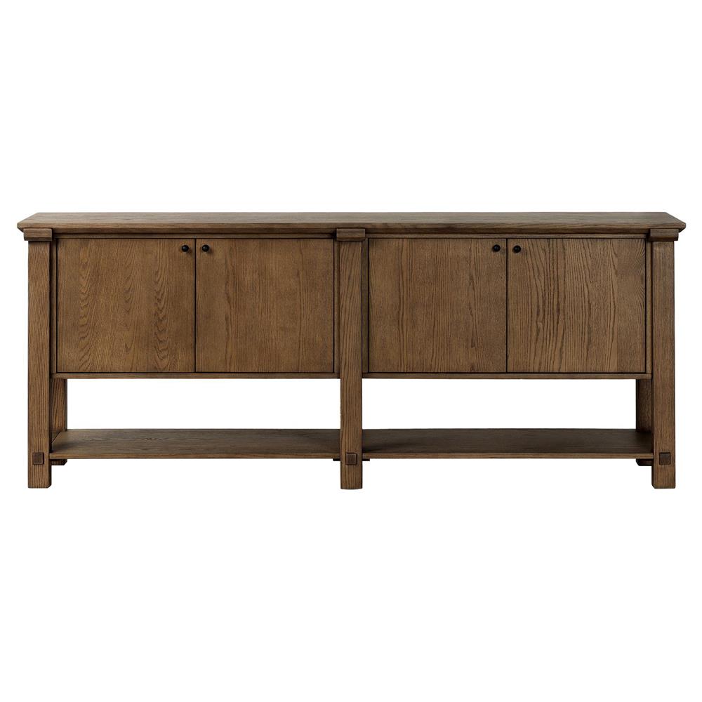 Gavin Rustic Lodge Tan Oak Rectangular Sideboard|