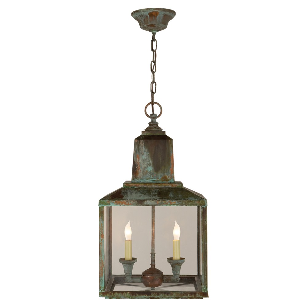 Visual Comfort Brantley Updated Traditional Verdigris Metal