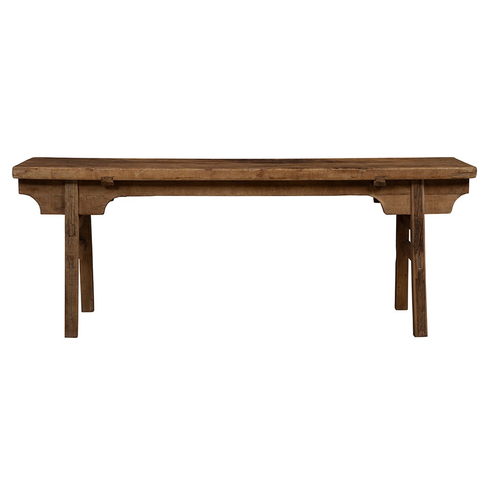 Mykhail Rustic Lodge Brown Wood Rectangular Console Table|