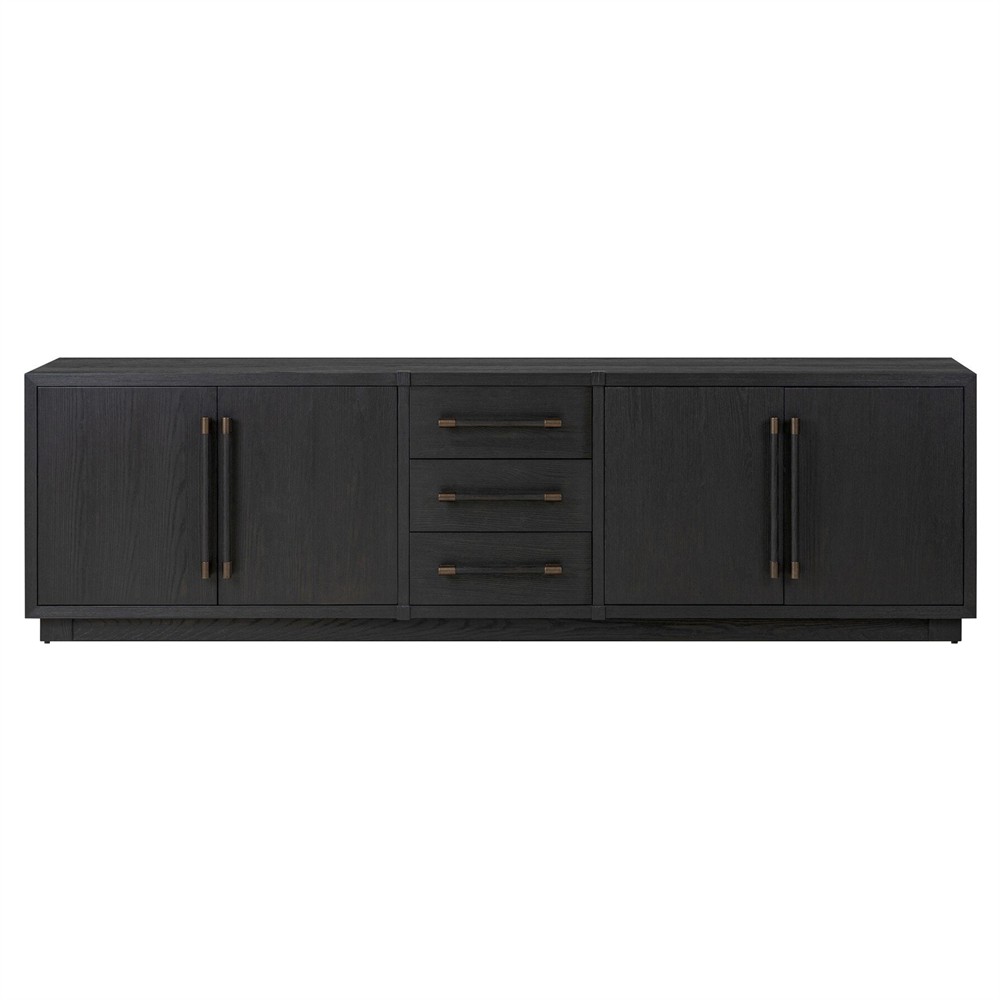 Black Wood Media Console