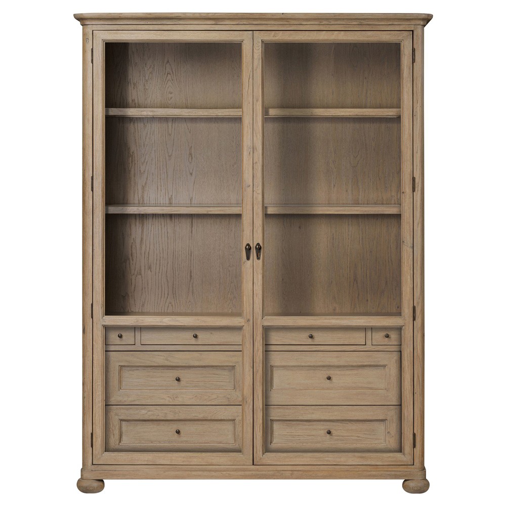 Sussex Drifted Oak Wide Cabinet|