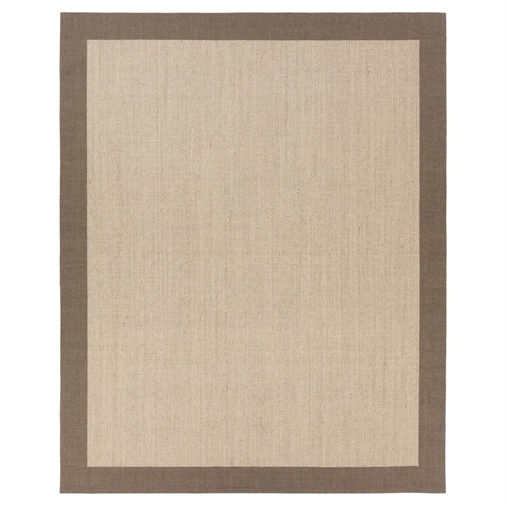 Rudo Coastal Beach Beige Sisal Border Rug - 5'x8'|
