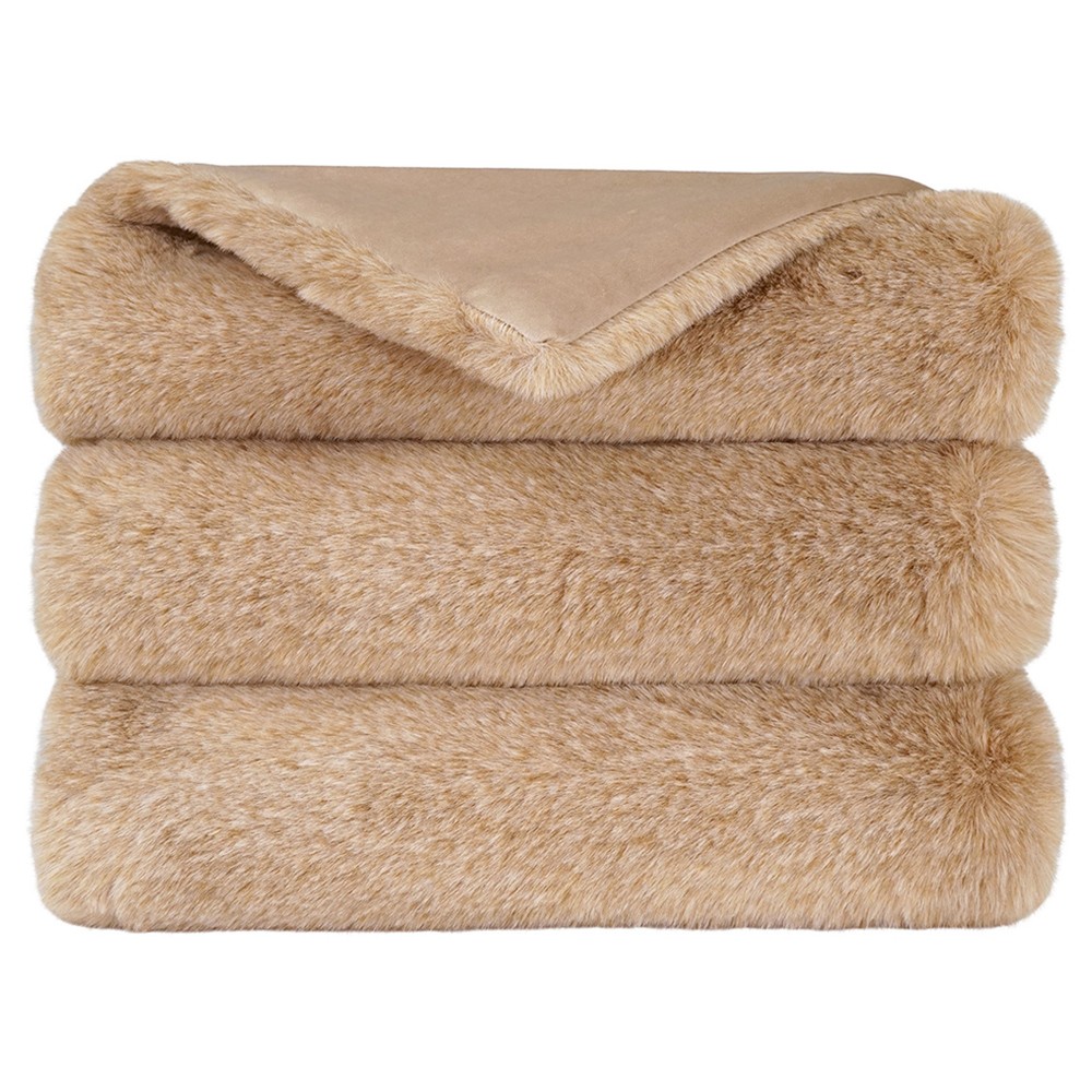 Colson Modern Classic Beige Throw Blanket|