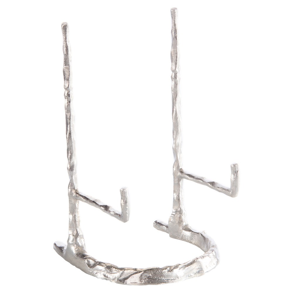 John Richard Giacometti Updated Traditional Nickel Aluminum Plate Stand|