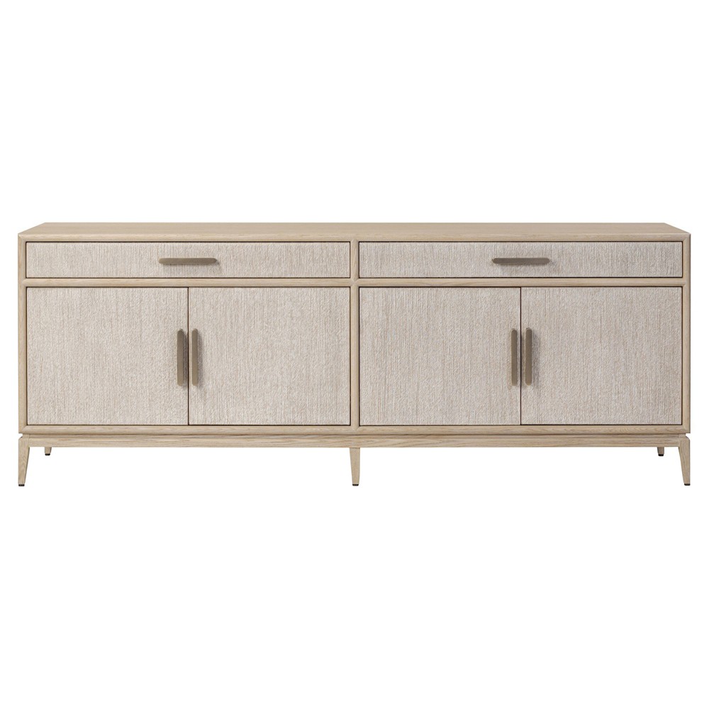 Rosal Modern Classic Natural Oak Woven Rush Sideboard|