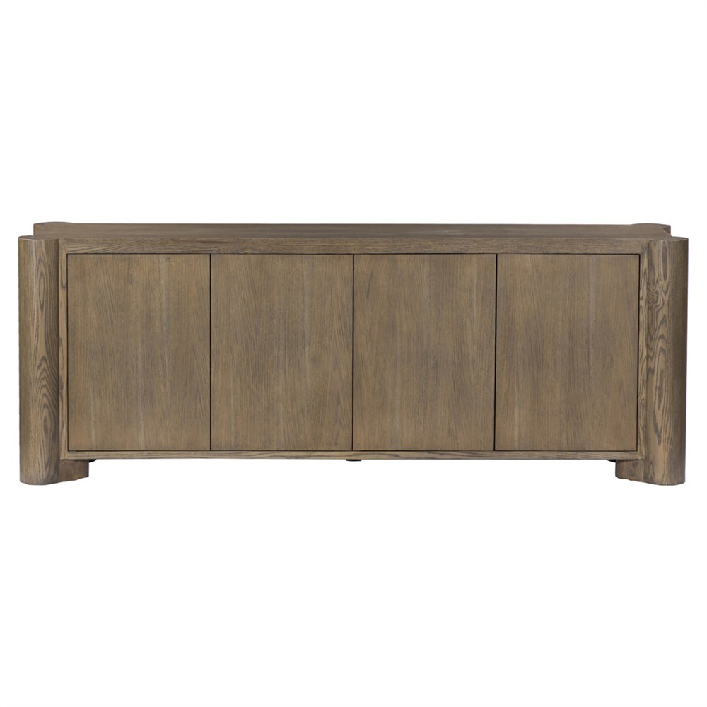 Soho Rustic Lodge Aged Natural Oak Sideboard|