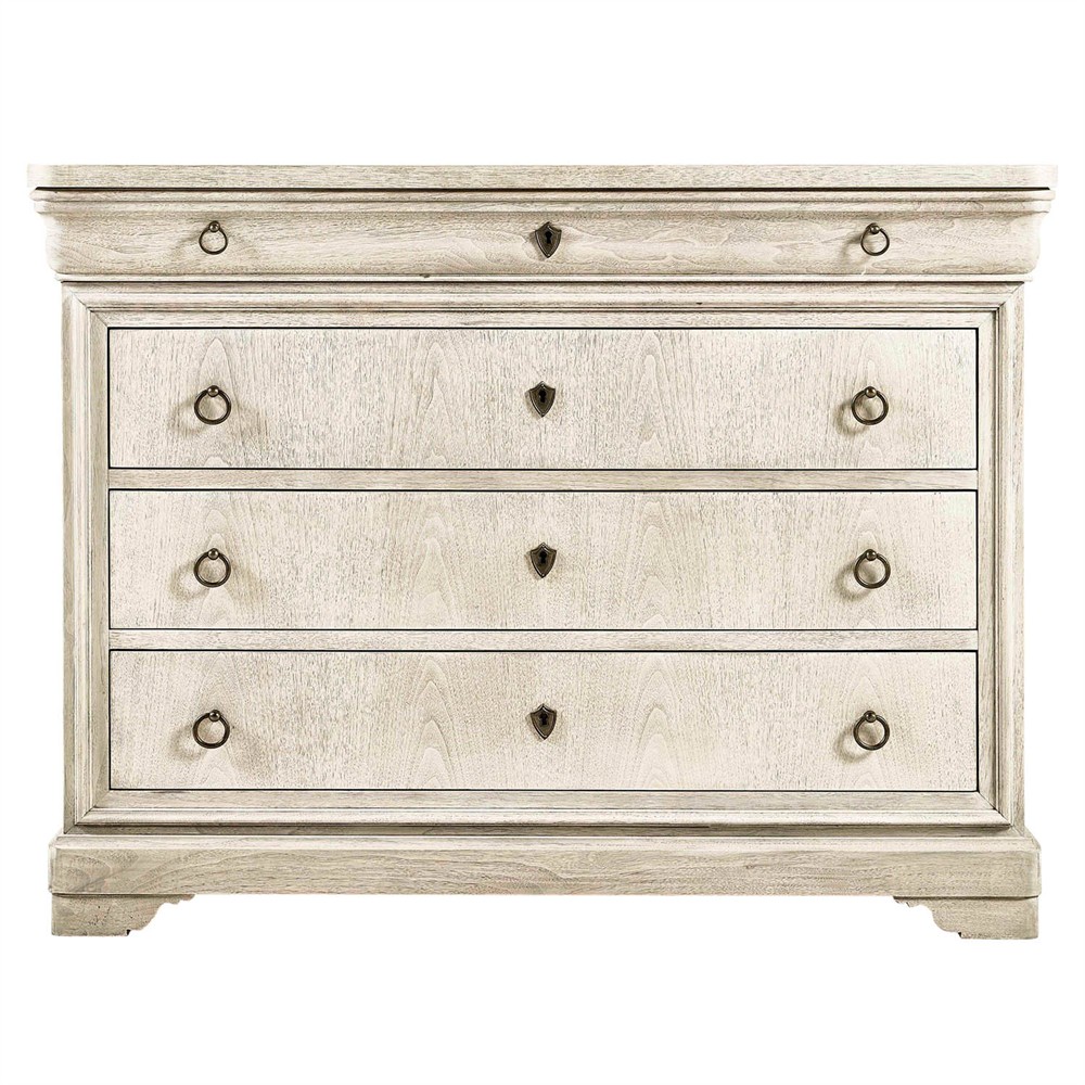Delphina French Country Bleached Walnut Bachelor Chest|