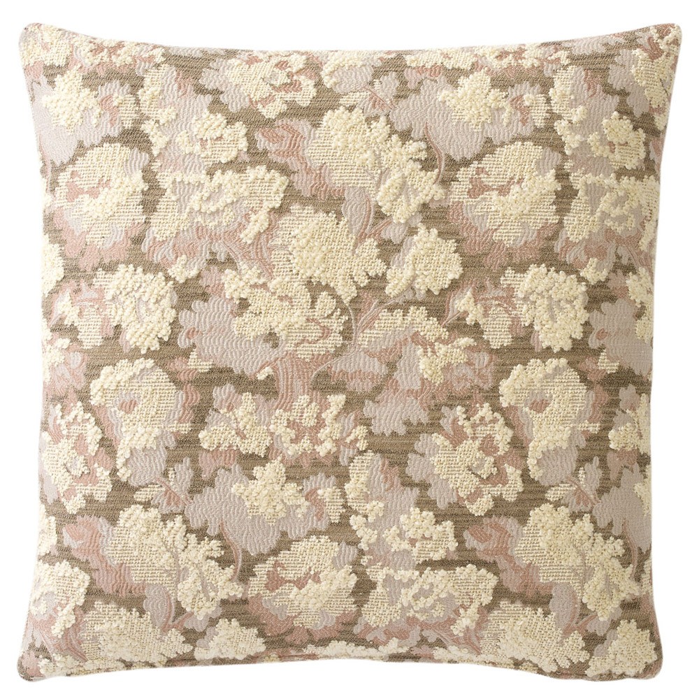 Reese Scallop Embroidered Throw Pillow - 22x22|