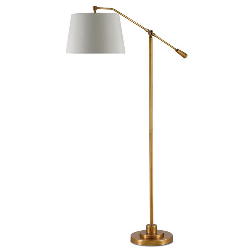 Karayan Modern Classic Antique Brass Swing Arm Floor Lamp 65-69