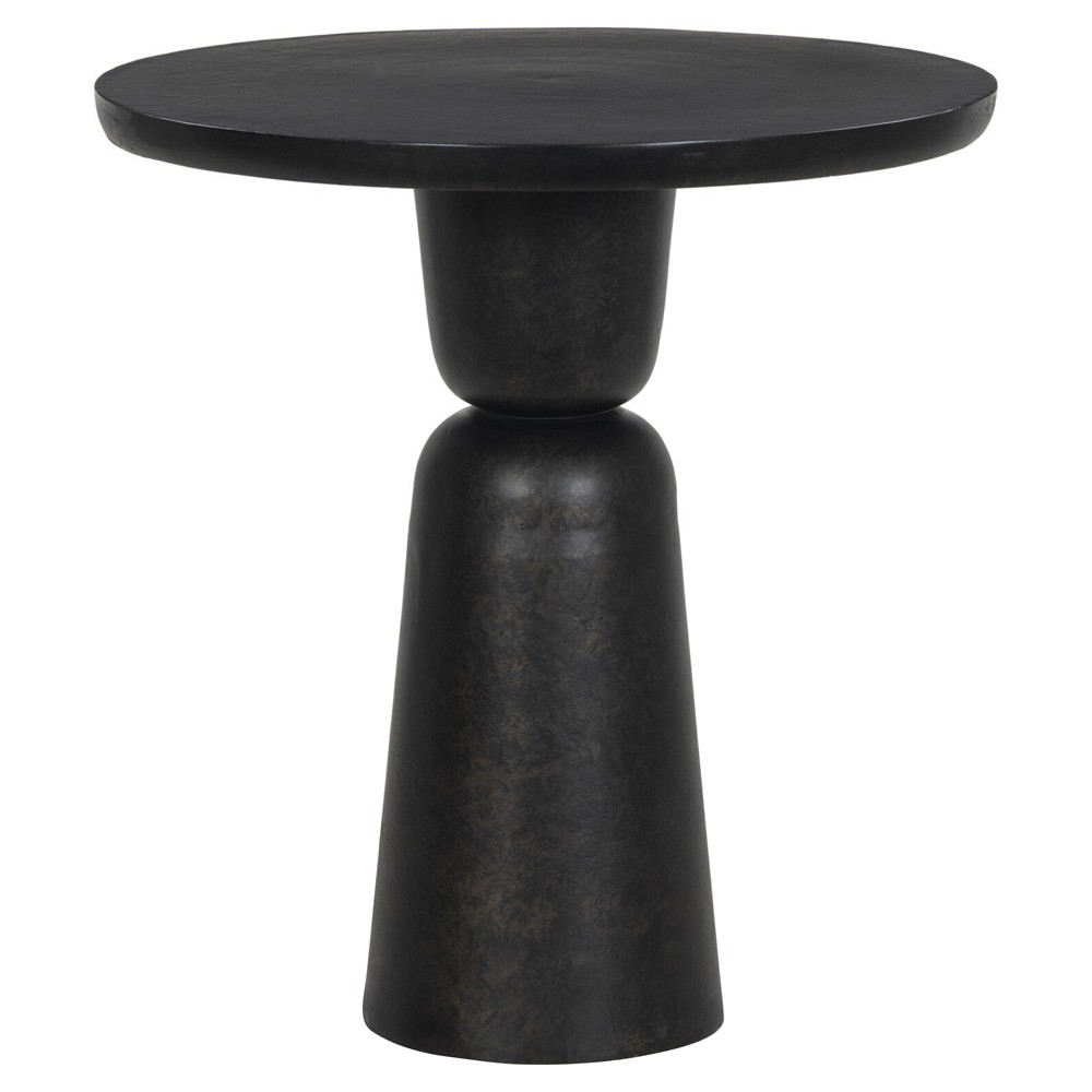 Brixton Modern Classic Distressed Bronze Aluminum Outdoor Counter Table - 34"|