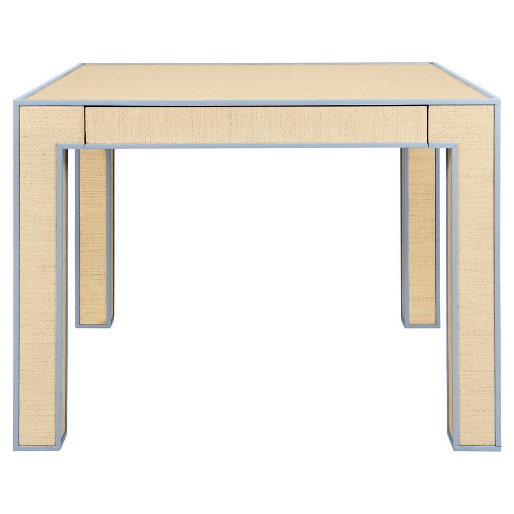 Worlds Away Collins Modern Classic Natural Grasscloth Square Game