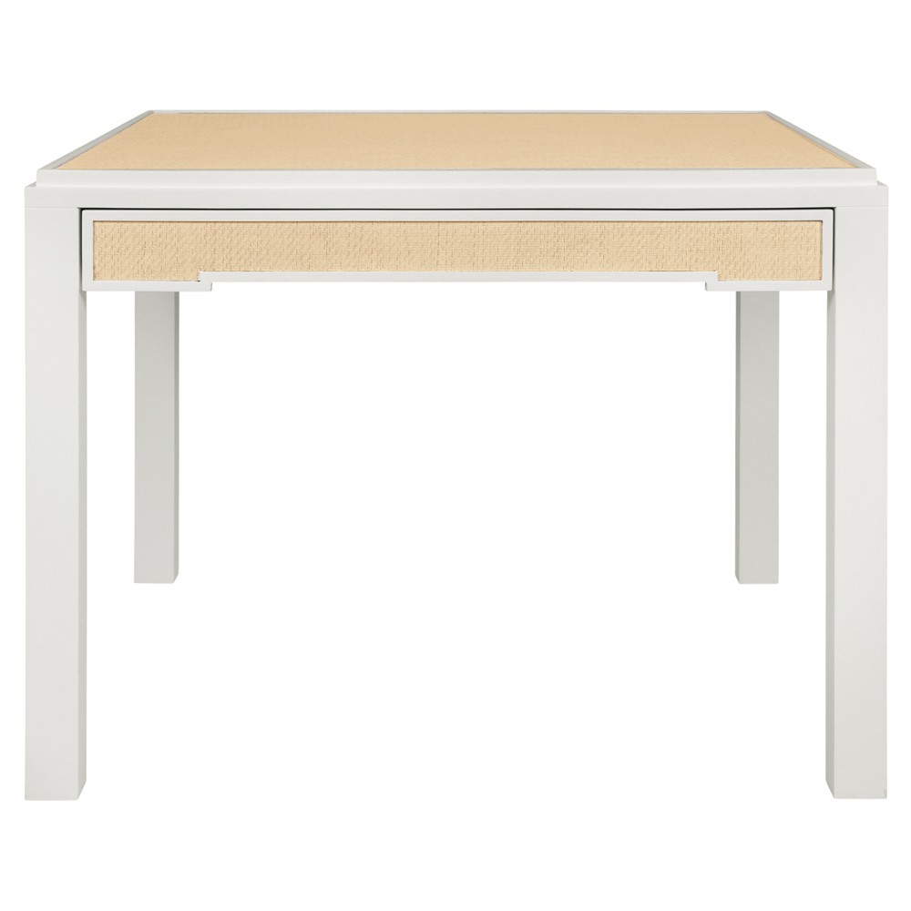 Worlds Away Robin Coastal Beach White Lacquer Wood Natural