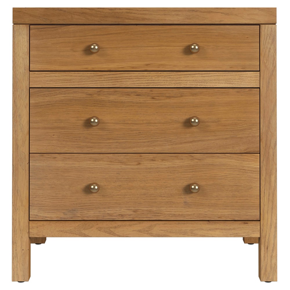 Shay Modern Classic Natural Oak Nightstand|
