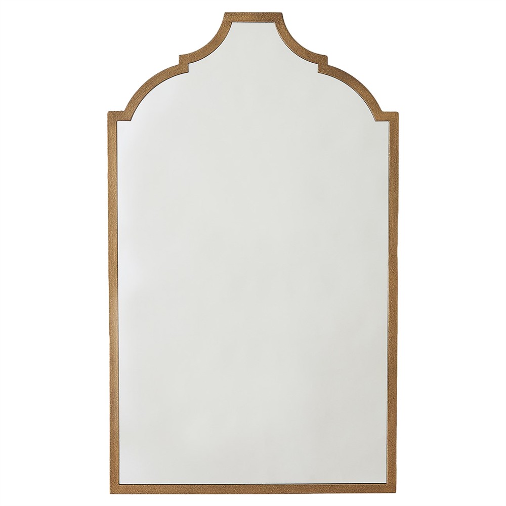 Lynise French Country Antique Gold Iron Wall Mirror|