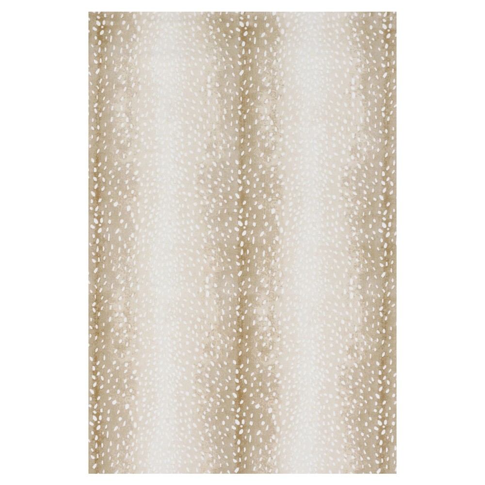 Vaness Modern Classic Beige Animal Patterned Rug - 5'x8'|