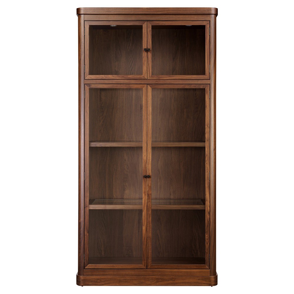 Gleason Dark Brown Walnut Cabinet|