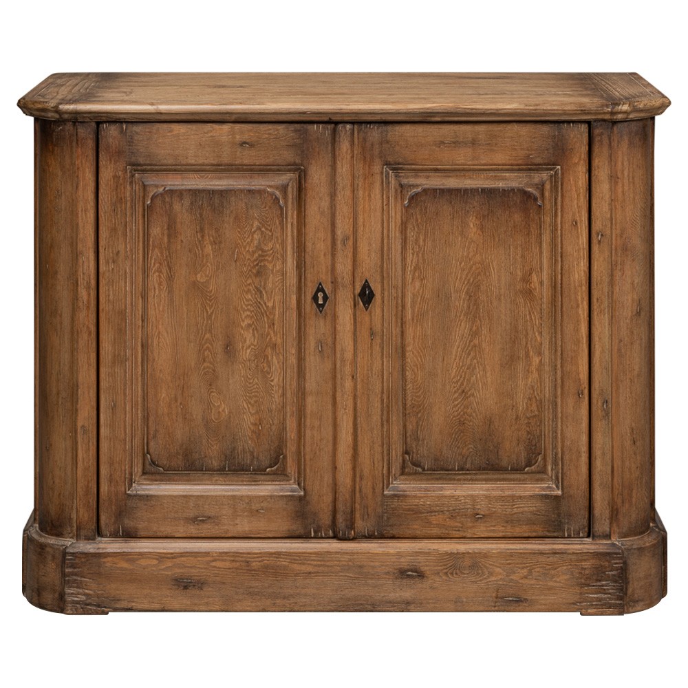 Zaki Rustic Lodge Brown Reclaimed Pine Wood Sideboard|