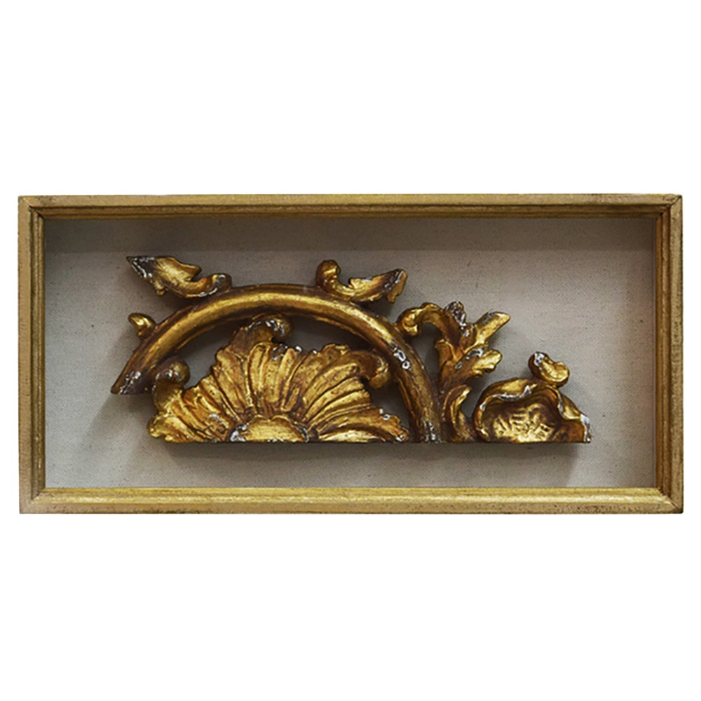 Marzanna French Country Aged Gold Leaf Mixed Media - 6x13|