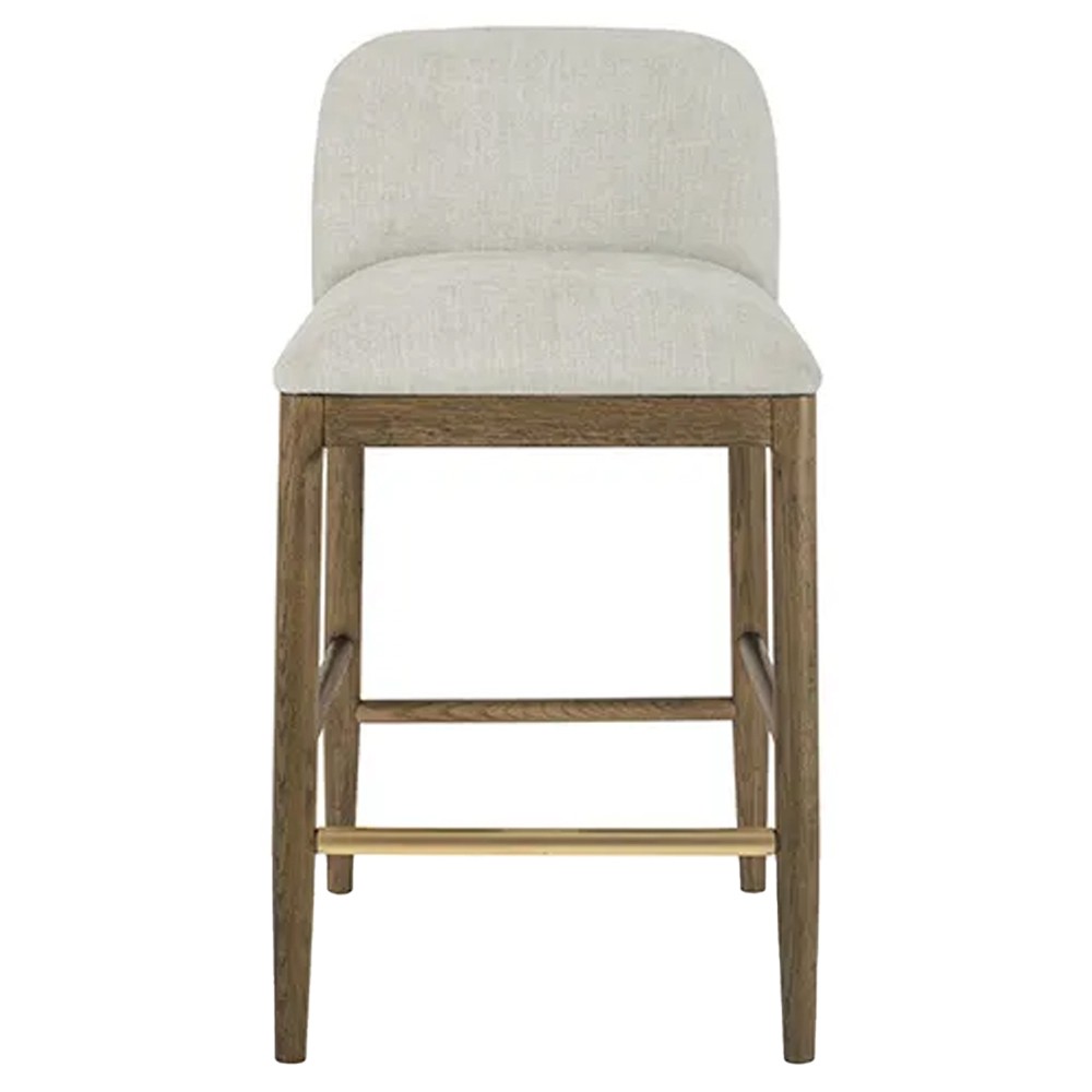 Clia Modern Classic Cream Performance Natural Oak Counter Stool|