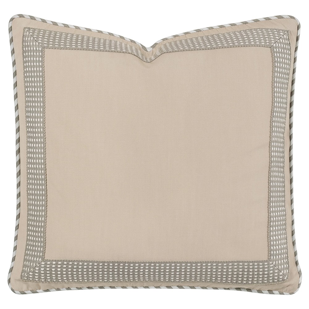 Wimcy Updated Traditional Beige Performance Indoor Outdoor Throw Pillow - 20x20|