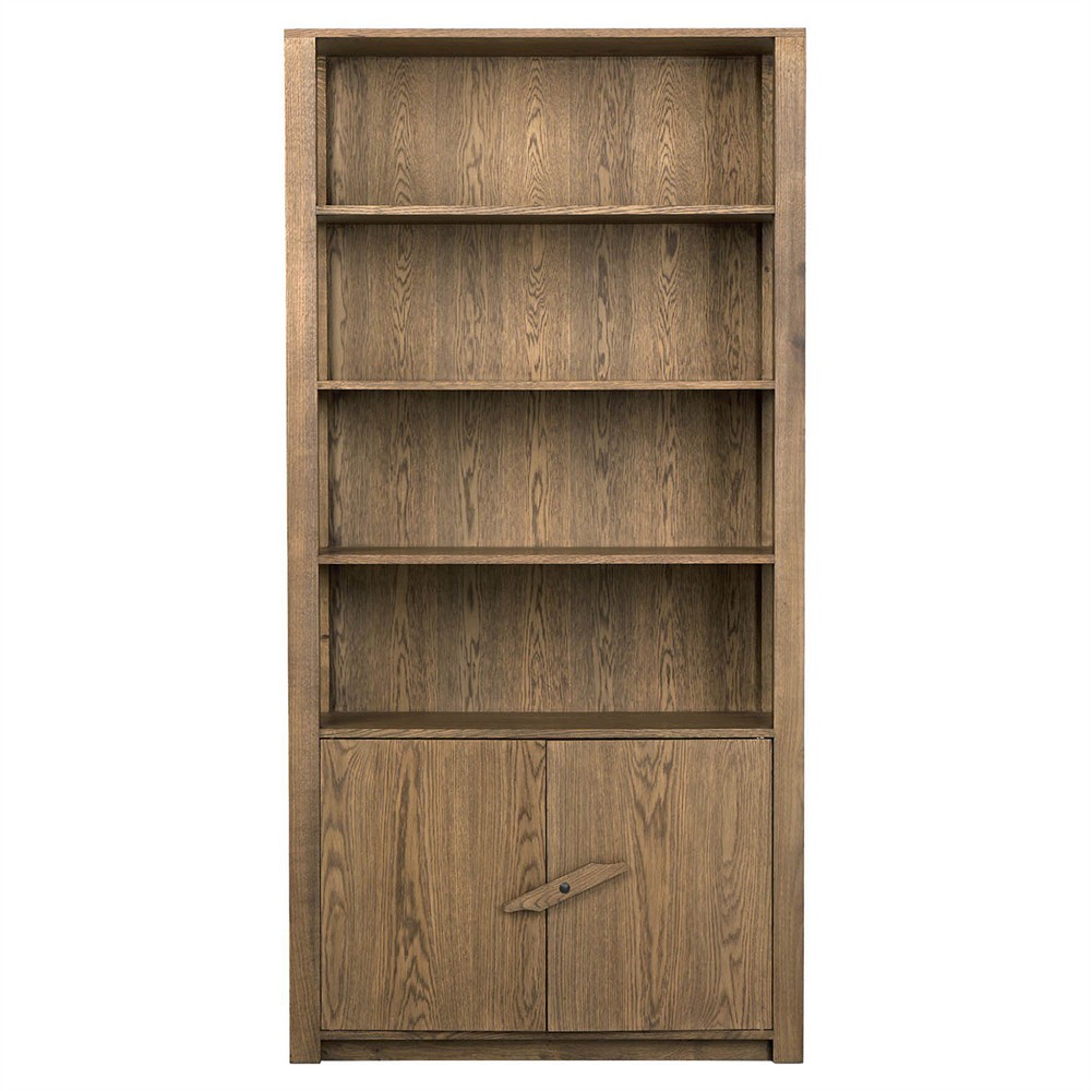 Bedford Rustic Lodge Natural Oak Bookcase|
