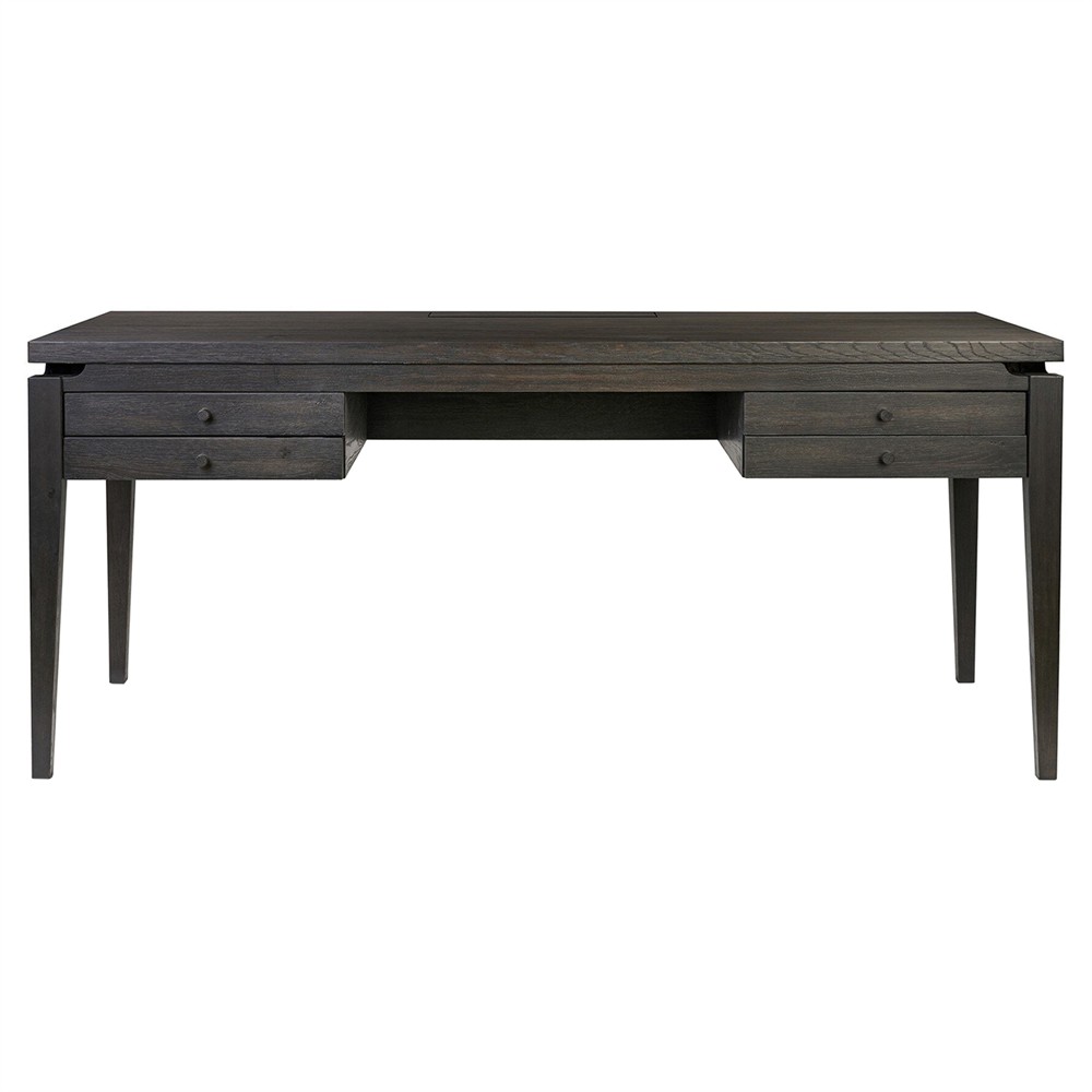 Lalaine Modern Classic Black Oak Desk|