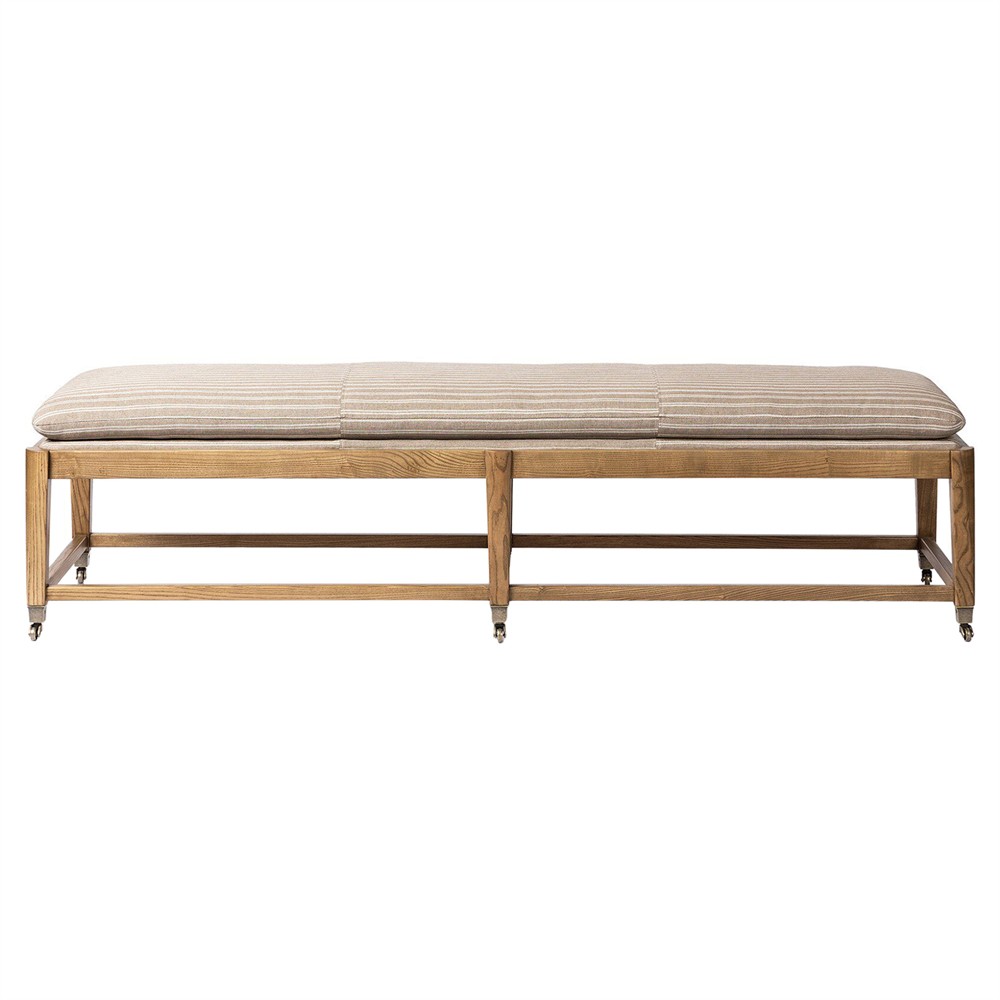 Eleanor Rodin Sand Stripe Accent Bench|